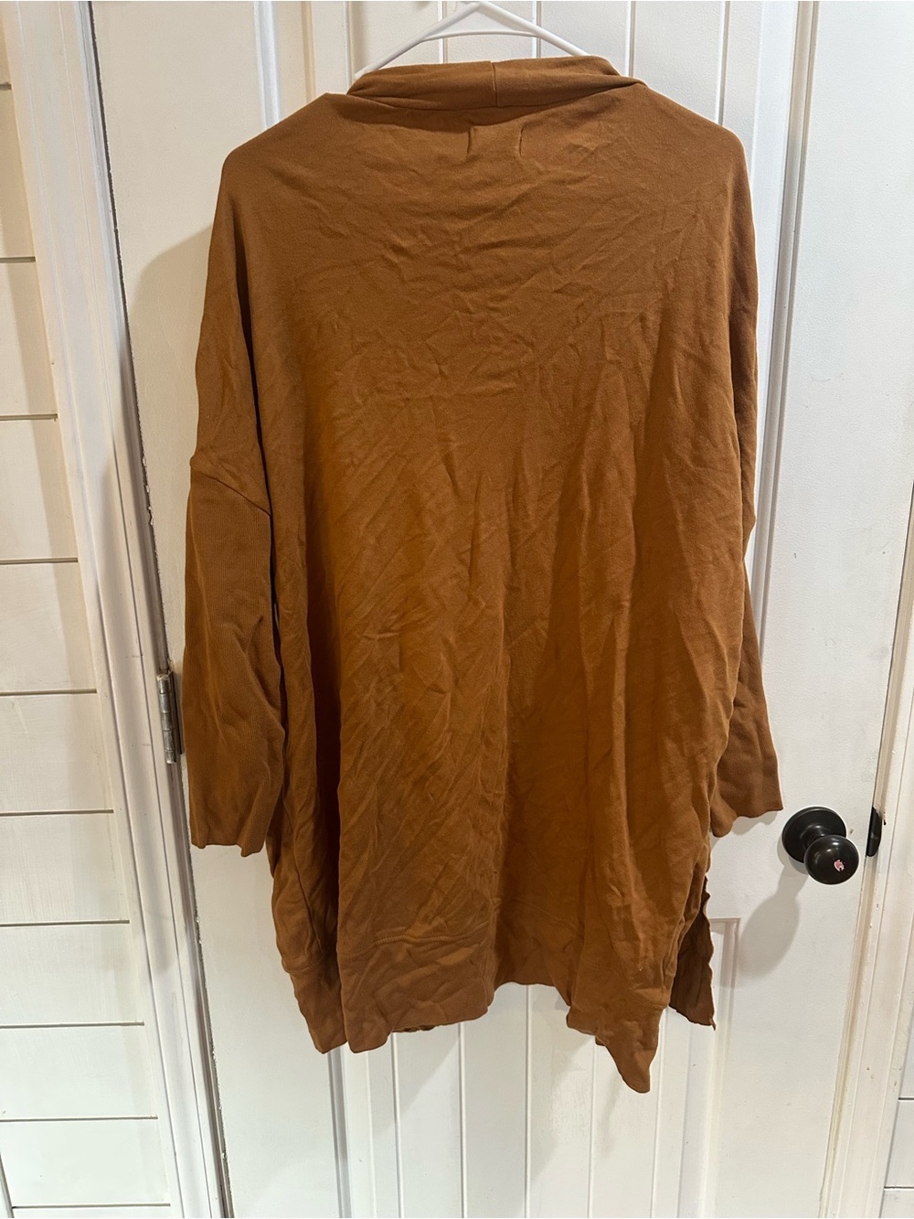 Pact Open-Front Pocketed Cardigan — Brown long line - Picture 7 of 8